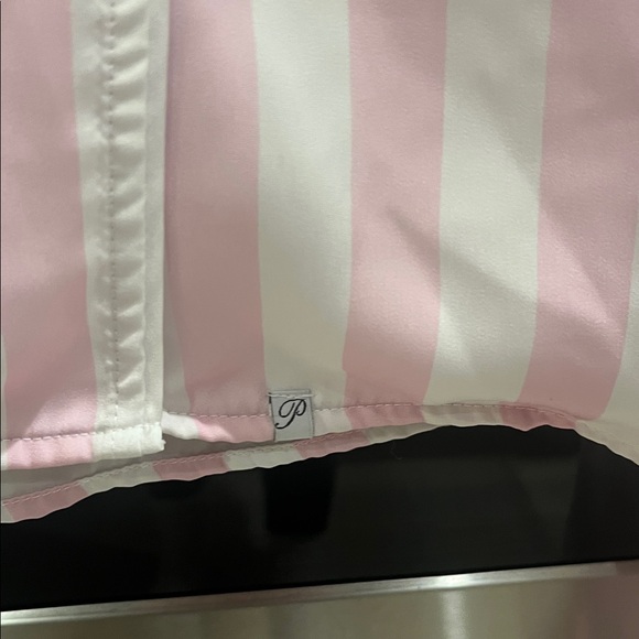 PLUSH: Pink & White Stripped Long Sleeve & Pant Pajama Set - Picture 3 of 12